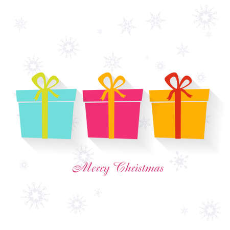 vector colorful gift box designのイラスト素材