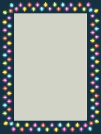 stylish christmas lights background designのイラスト素材