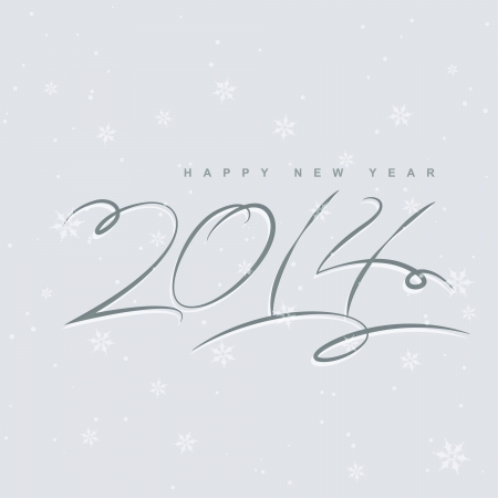 happy new year vintage style designのイラスト素材