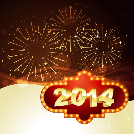 stylish golden style happy new year designのイラスト素材