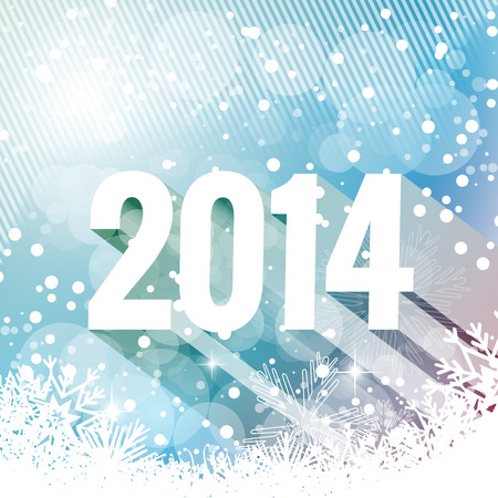 stylish colorful vector happy new year designのイラスト素材