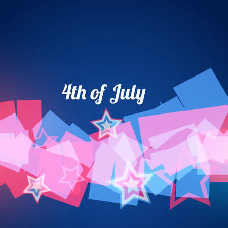 abstract 4th of july backgroundのイラスト素材