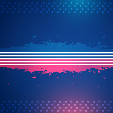 abstract style 4th of july backgroundのイラスト素材