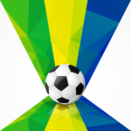vector stylish football design art のイラスト素材