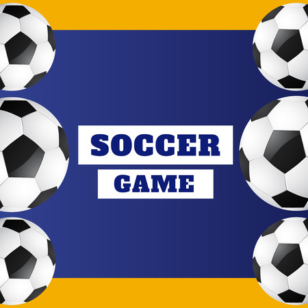 vector soccer game design のイラスト素材