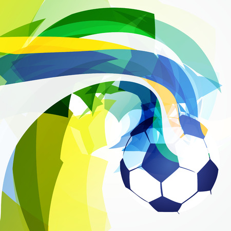 stylish abstract vector football game design artのイラスト素材