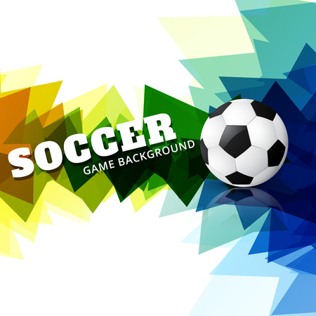 creative colorful football game design のイラスト素材