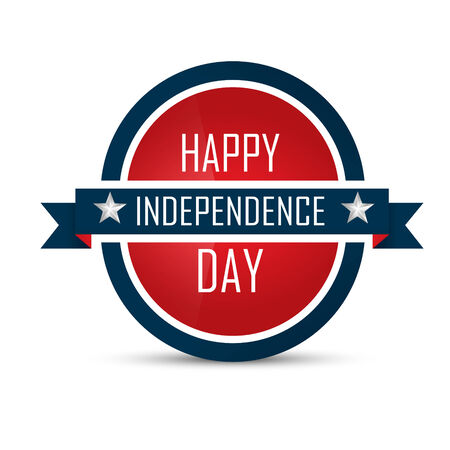 happy independence day of americaのイラスト素材