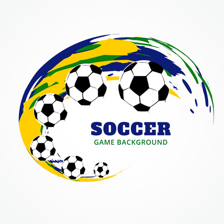 vector creative football design artのイラスト素材