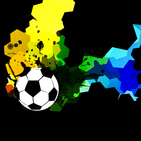 vector illustration of soccer designのイラスト素材