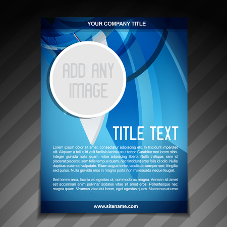 vector advertise flyer brochure templateのイラスト素材