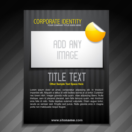 vector business brochure flyer designのイラスト素材