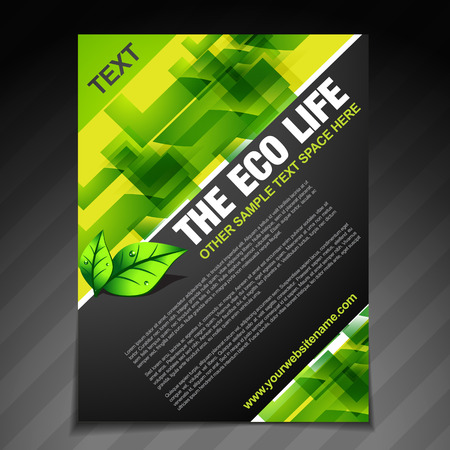 vector eco lilfe brochure flyer design
のイラスト素材