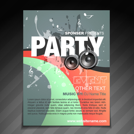 vector party brochure fluer idesign
のイラスト素材