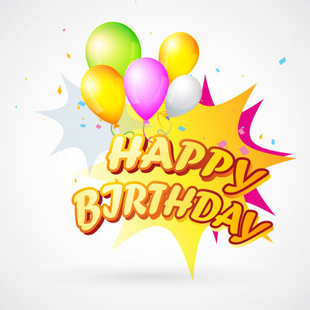 vector illustration of birthday blastのイラスト素材
