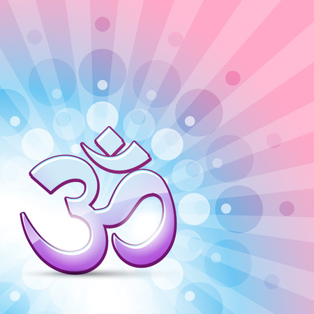 vector hindu om symbol design artのイラスト素材