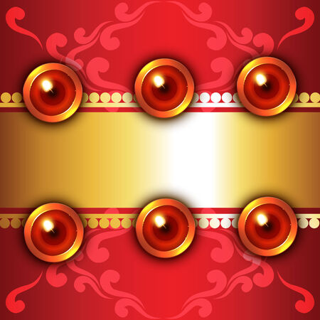Vector attractive background of diwaliのイラスト素材