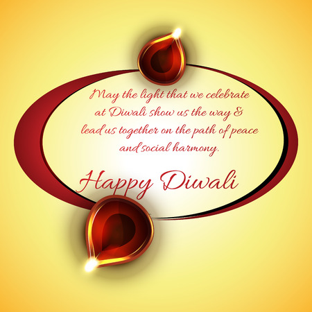 Vector beautiful background of diwaliのイラスト素材
