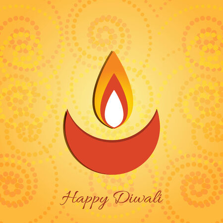 Vector diwali diya illustrationのイラスト素材