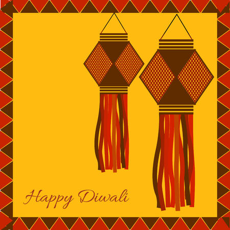 Vector happy diwali backgroundのイラスト素材