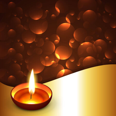Vector shiny diwali diya backgroundのイラスト素材