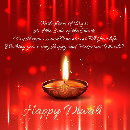 Vector diwali diya backgroundのイラスト素材