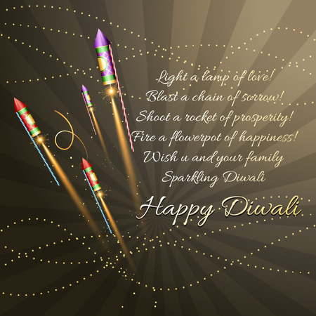 Vector creative diwali  backgroundのイラスト素材