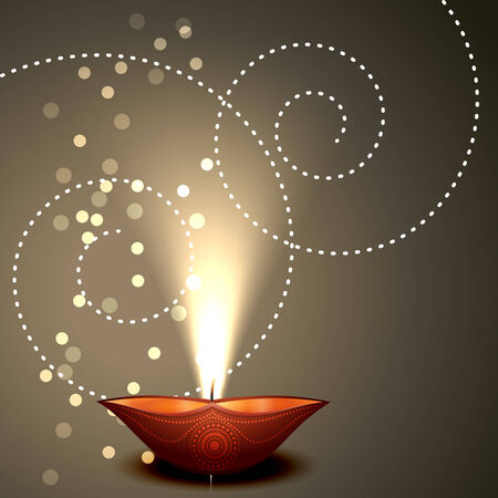 Vector background of diwali のイラスト素材