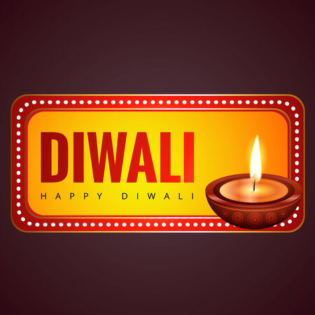 Vector stylish happy diwali backgroundのイラスト素材