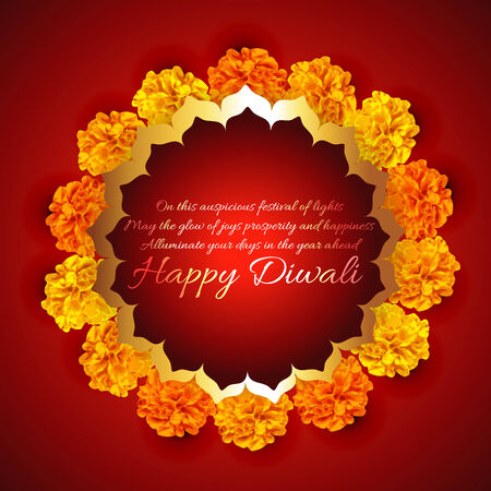 Vector background of diwaliのイラスト素材