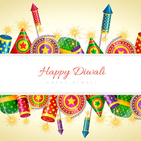 Vector happy diwali background with space for your textのイラスト素材