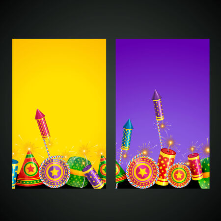 Vector illustration of diwali cardのイラスト素材
