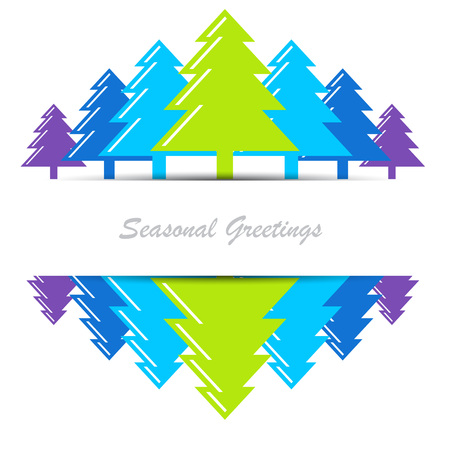 vector colorful christmas background with sppace for your textのイラスト素材