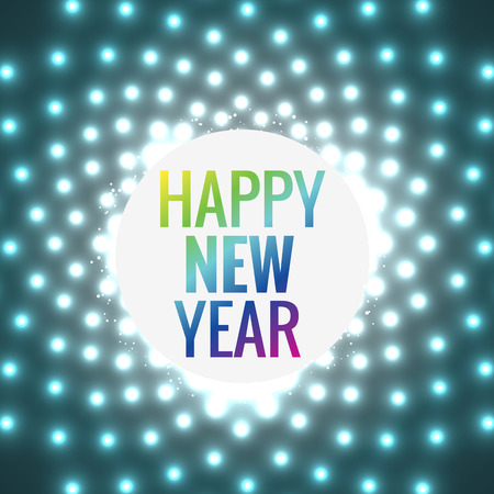 vector beautiful happy new year backgroundのイラスト素材