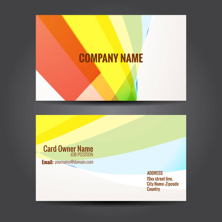 vector simple and clean business templateのイラスト素材