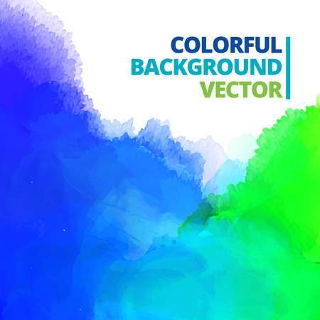 background of multi color ink splash design illustrationのイラスト素材