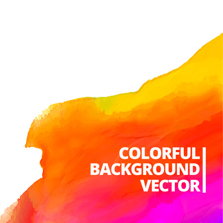 colorful watercolor vector background design illustrationのイラスト素材