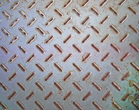Rusty metal floor textureの写真素材