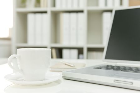 Office deskの写真素材