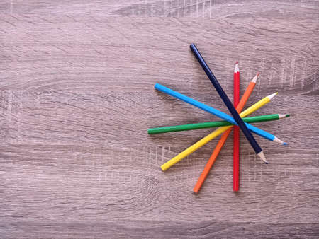 Pencils art colorful LGBT compositionの写真素材