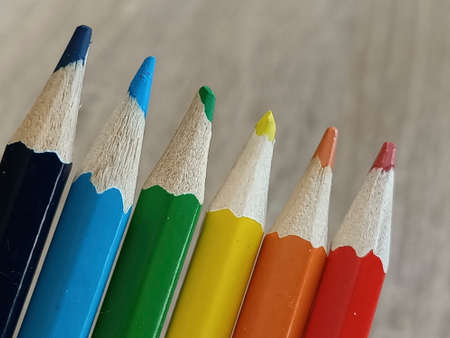 Pencils art colorful LGBT compositionの写真素材