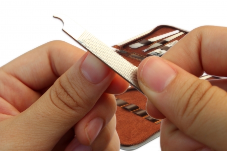 Nails are cutの写真素材