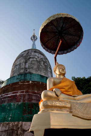 Statue of Buddha in Thailandの写真素材