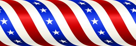 Seamless american bar in bright colors. Editable in horizontal or vertical positions.のイラスト素材