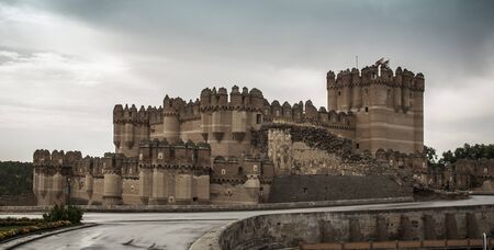 Coca Castle, Segovia. Castile and Leon (Spain)のeditorial素材