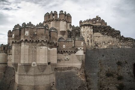 Coca Castle, Segovia. Castile and Leon (Spain)のeditorial素材