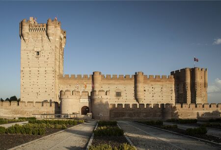 Castle of Medina del Campo. Castile and Leon (Spain)のeditorial素材