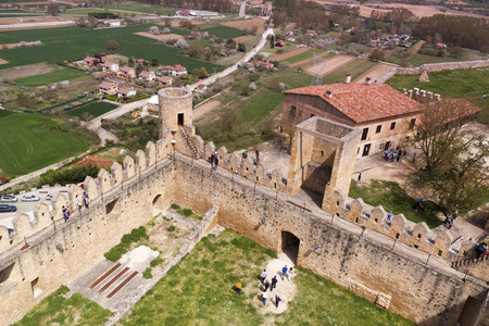 Village of Frías in Burgos, Castilla y León. Spain. Ancient and medieval architecture with castle.のeditorial素材