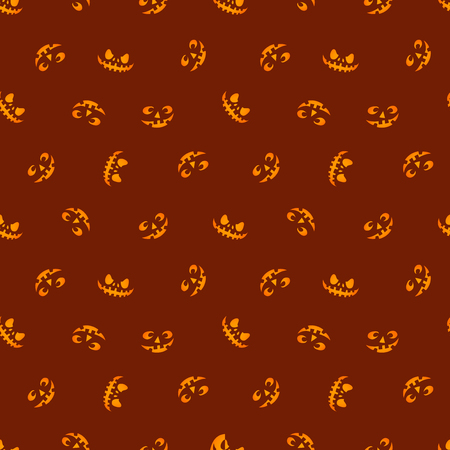 Glowing in the red eyes vector. Haloween seamless pattern.のイラスト素材