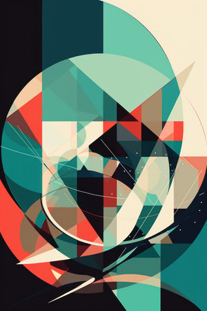 Abstract background with geometric elements. Vector illustration for your graphic design.の素材